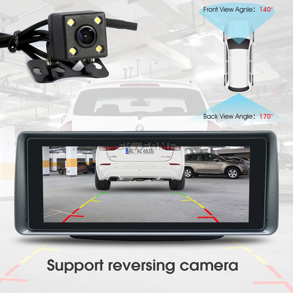 Car Andriod Navigation Dash CAM DVR Track with Reversing Image Night