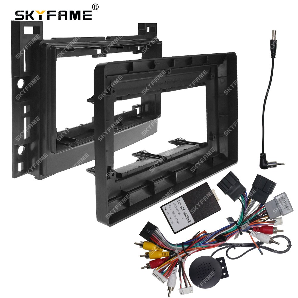 SKYFAME Car Frame Fascia Adapter Canbus Box Decoder Android Radio Dash ...